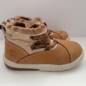 Toddler Timberland Tan Boots Ankle Boots - Almost new condition Sz US 8